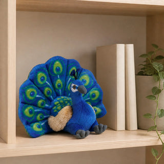 Wild Republic Cuddlekins Eco Peacock Stuffed Animal - 8" Stuffed Animals