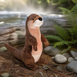 Wild Republic Cuddlekins River Otter Stuffed Animal - 12" Stuffed Animals