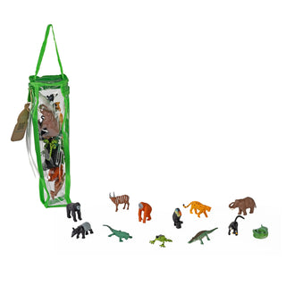 Wild Republic Eco Zip Tube Rainforest Figurines Games and Action Toys