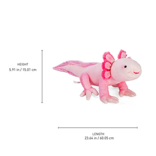 Wild Republic Cuddlekins Eco Axolotl Stuffed Animal - 12" Stuffed Animals