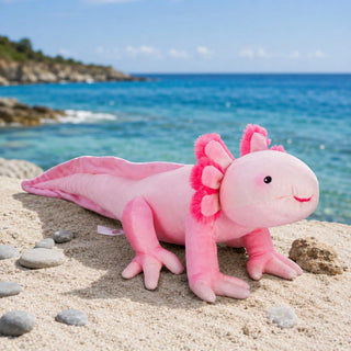 Wild Republic Cuddlekins Eco Axolotl Stuffed Animal - 12" Stuffed Animals