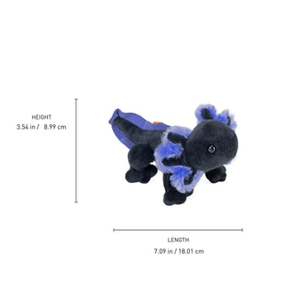 Wild Republic Pocketkins Eco Black Axolotl Stuffed Animal - 5" Stuffed Animals