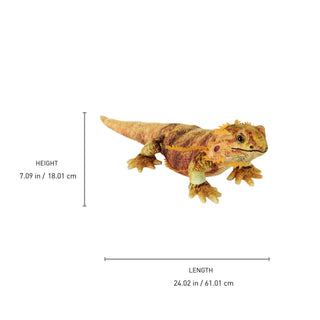 Wild Republic Living Earth Bearded Dragon Stuffed Animal - 24" Stuffed Animals
