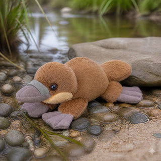 Wild Republic Pocketkins Eco Platypus Stuffed Animal - 5" Stuffed Animals