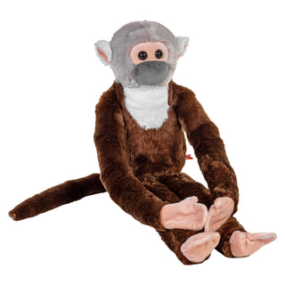 Ecokins Hanging Jumbo Squirrel Monkey Stuffed Animal - 48"