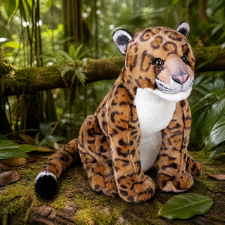 Wild Republic Artist Collection Jaguar Stuffed Animal - 15" Stuffed Animals