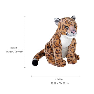 Wild Republic Artist Collection Jaguar Stuffed Animal - 15" Stuffed Animals