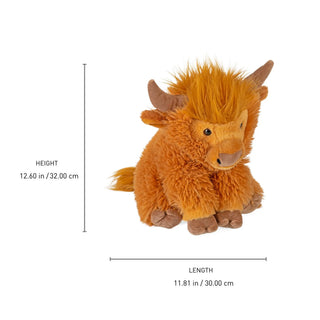 Wild Republic Cuddlekins Highland Cow Stuffed Animal - 12" Stuffed Animals