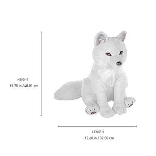 Wild Republic Artist Collection Arctic Fox Stuffed Animal - 15" Stuffed Animals
