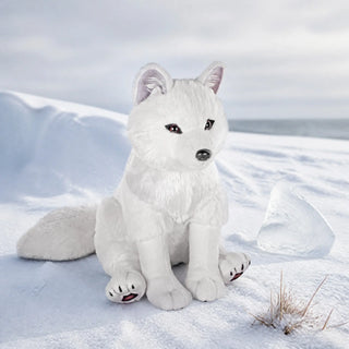 Wild Republic Artist Collection Arctic Fox Stuffed Animal - 15" Stuffed Animals