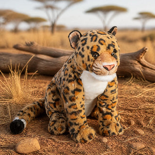 Wild Republic Artist Collection Leopard Stuffed Animal - 15" Stuffed Animals