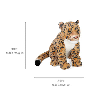 Wild Republic Artist Collection Leopard Stuffed Animal - 15" Stuffed Animals