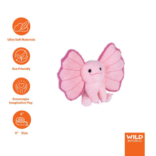 Wild Republic Earkins Axolotl Stuffed Animal - 6" Stuffed Animals
