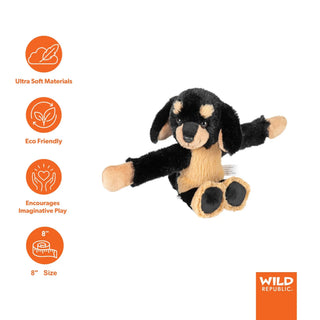 Wild Republic Huggers Dachshund Stuffed Animal - 8" Stuffed Animals