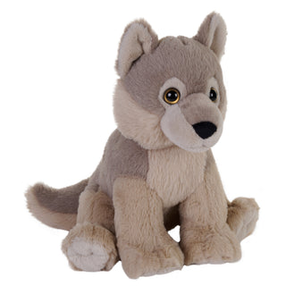 Earthkins Mini Wolf Stuffed Animal - 8"