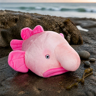 Wild Republic Cuddlekins Eco Blobfish Stuffed Animal - 12" Stuffed Animals