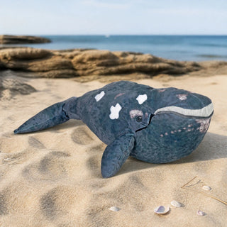 Wild Republic Cuddlekins Eco Northern Right Whale Stuffed Animal - 12" Stuffed Animals