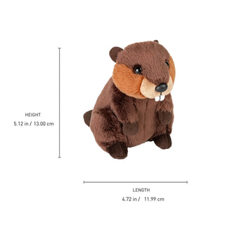 Wild Republic Pocketkins Eco Beaver Stuffed Animal - 5" Stuffed Animals