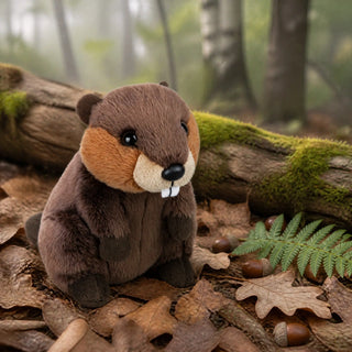 Wild Republic Pocketkins Eco Beaver Stuffed Animal - 5" Stuffed Animals
