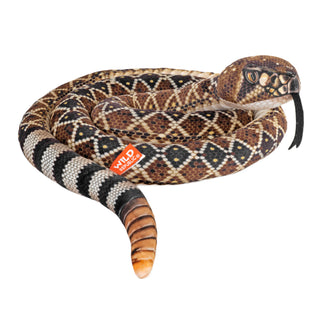 Living Earth Snakes Western Diamondback Rattlesnake Stuffed Animal - 60"