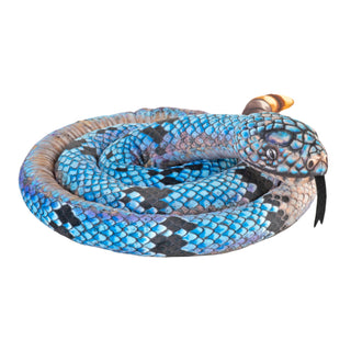 Living Earth Snakes Blue Rock Rattlesnake Stuffed Animal - 60"