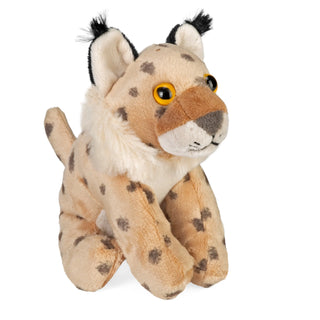 Wild Republic Pocketkins Eco Lynx Stuffed Animal - 5" Stuffed Animals