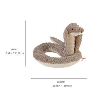 Wild Republic Luxury Snakes Cobra Stuffed Animal - 54" Stuffed Animals
