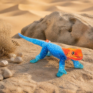 Wild Republic Coilkins Rainbow Lizard Stuffed Animal - 12" Stuffed Animals