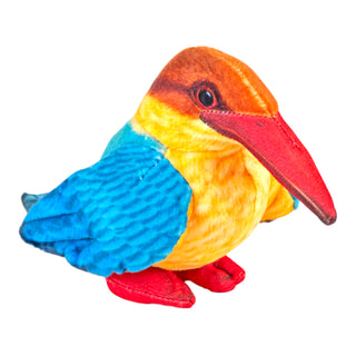 Rainforest Birds Stork Billed King Stuffed Animal - 4.5"
