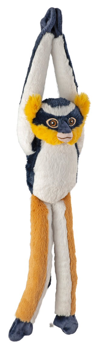 Ecokins Hanging Wolfâ€™s Mona Monkey Stuffed Animal - 22"