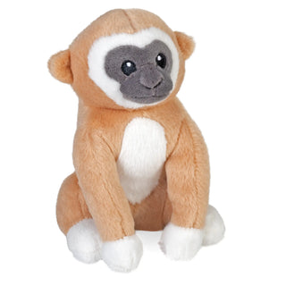 Wild Republic Rainforest Splendors White Handed Gibbon Stuffed Animal - 6" Stuffed Animals