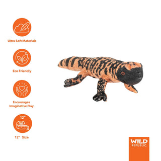Wild Republic Coilkins Gila Monster Stuffed Animal - 12" Stuffed Animals
