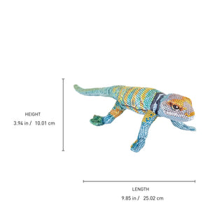 Wild Republic Coilkins Collard Lizard Stuffed Animal - 12" Stuffed Animals