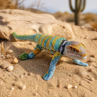 Wild Republic Coilkins Collard Lizard Stuffed Animal - 12" Stuffed Animals