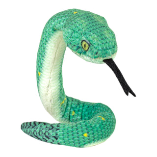 Coilkins Green Bush Viper Stuffed Animal - 12"