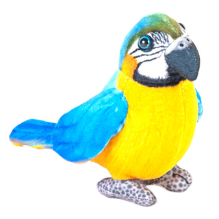 Rainforest Birds Spixs Macaw Stuffed Animal - 4.5"