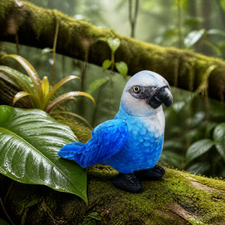 Wild Republic Rainforest Birds Spixs Macaw Stuffed Animal - 4.5" Stuffed Animals