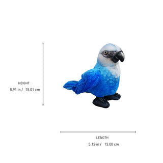 Wild Republic Rainforest Birds Spixs Macaw Stuffed Animal - 4.5" Stuffed Animals