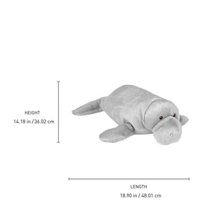 Wild Republic Cuddlekins Eco Dugong Stuffed Animal - 12" Stuffed Animals