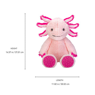 Wild Republic Poppykins Axolotl Stuffed Animal - 14" Stuffed Animals