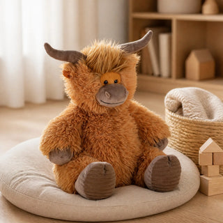 Wild Republic Snuggleluvs Highland Cow Stuffed Animal - 15" Stuffed Animals
