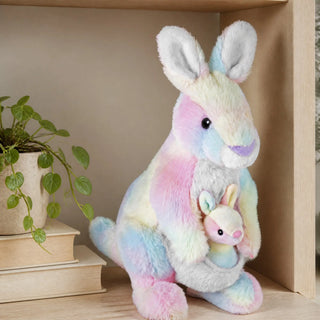 Wild Republic Mellowkins Kangaroo Stuffed Animal - 12" Stuffed Animals