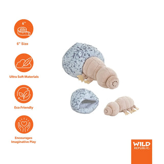 Wild Republic Hatchling Waterbear Stuffed Animal - 6" Stuffed Animals