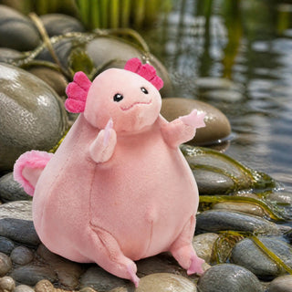 Wild Republic Flipkins Axolotl Stuffed Animal - 5" Stuffed Animals