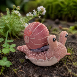 Wild Republic Pocketkins Eco Snail Stuffed Animal - 5" Stuffed Animals