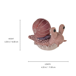 Wild Republic Pocketkins Eco Snail Stuffed Animal - 5" Stuffed Animals