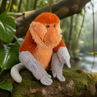 Wild Republic Cuddlekins Eco Proboscis Monkey Stuffed Animal - 12" Stuffed Animals