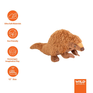 Wild Republic Cuddlekins Eco Pangolin Stuffed Animal - 12" Stuffed Animals