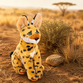 Wild Republic Cuddlekins Eco Serval Stuffed Animal - 12" Stuffed Animals
