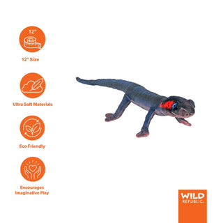 Wild Republic Coilkins Red Cheeked Salamander Stuffed Animal - 12" Stuffed Animals